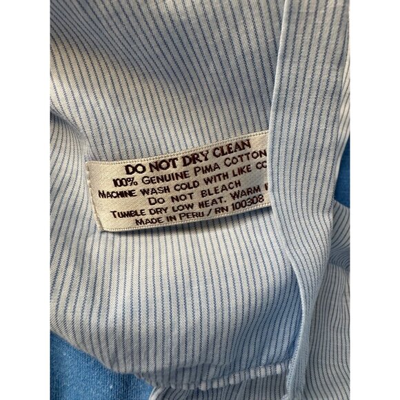 Peter Millar Crown Sport Salem High Drape Performance Size 48/12 Blue Wash Golf - Picture 4 of 8